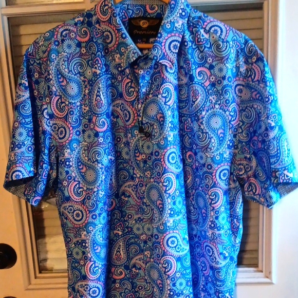 Premier Other - Premiere Paisley Blue Men's Shirt